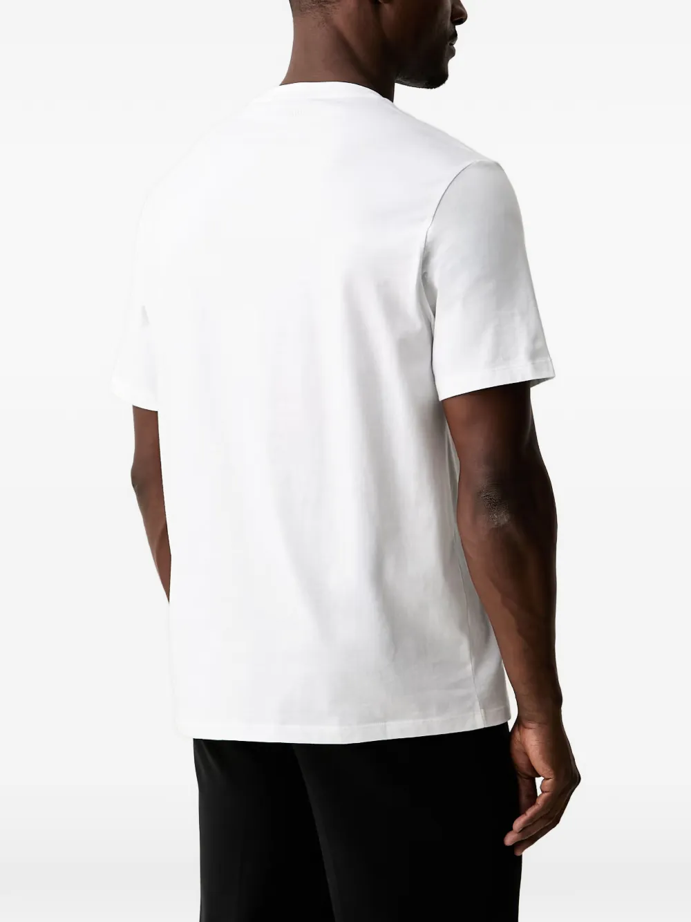 Michael Kors Jersey-katoenen T-shirt met logo amulet Wit