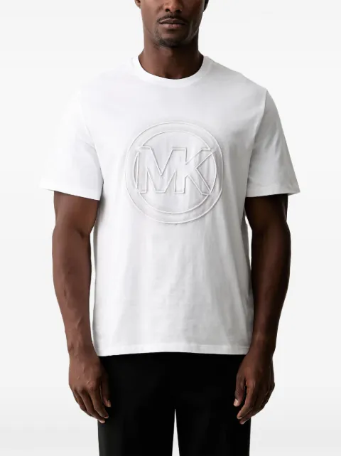 Michael Kors logo-charm cotton jersey t-Shirt