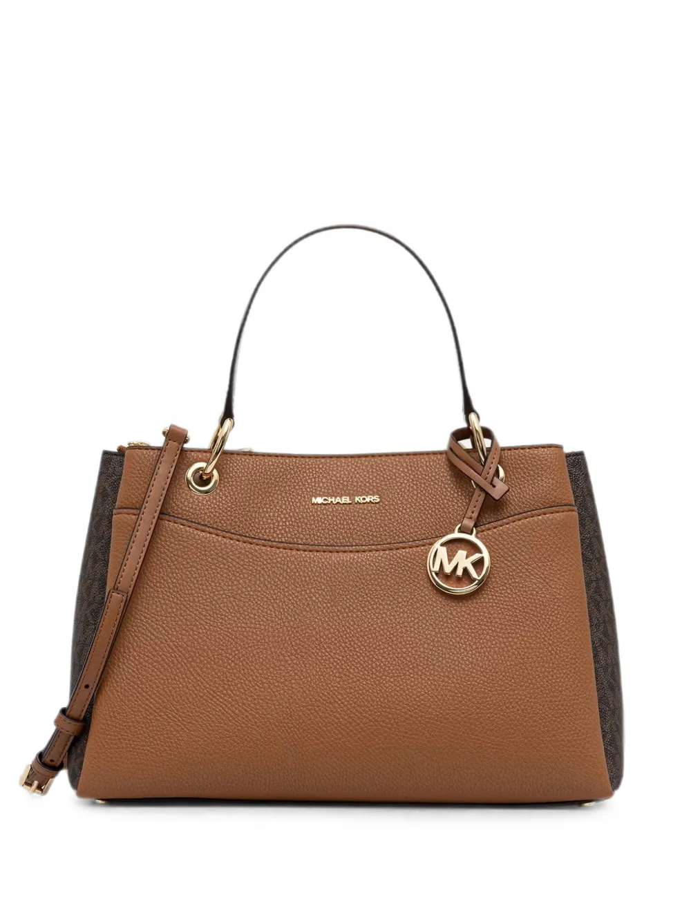 Michael Michael Kors logo-print pebbled-leather tote bag · OS