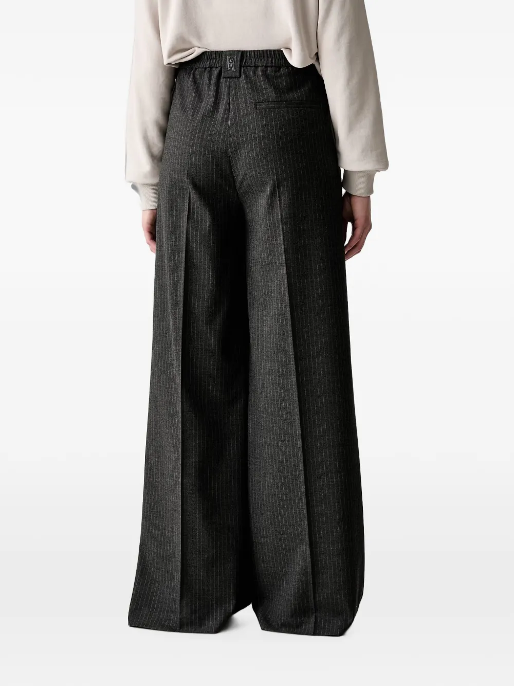 Marc O'Polo Broek met krijtstreep Grijs
