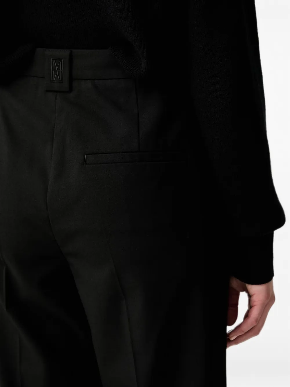 Marc O'Polo Geplooide broek Zwart