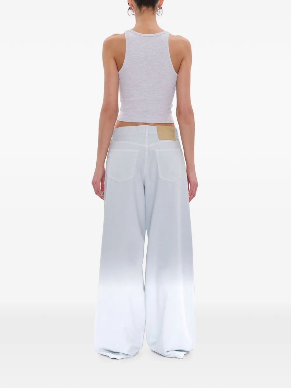 Haikure Jeans met logopatch Blauw