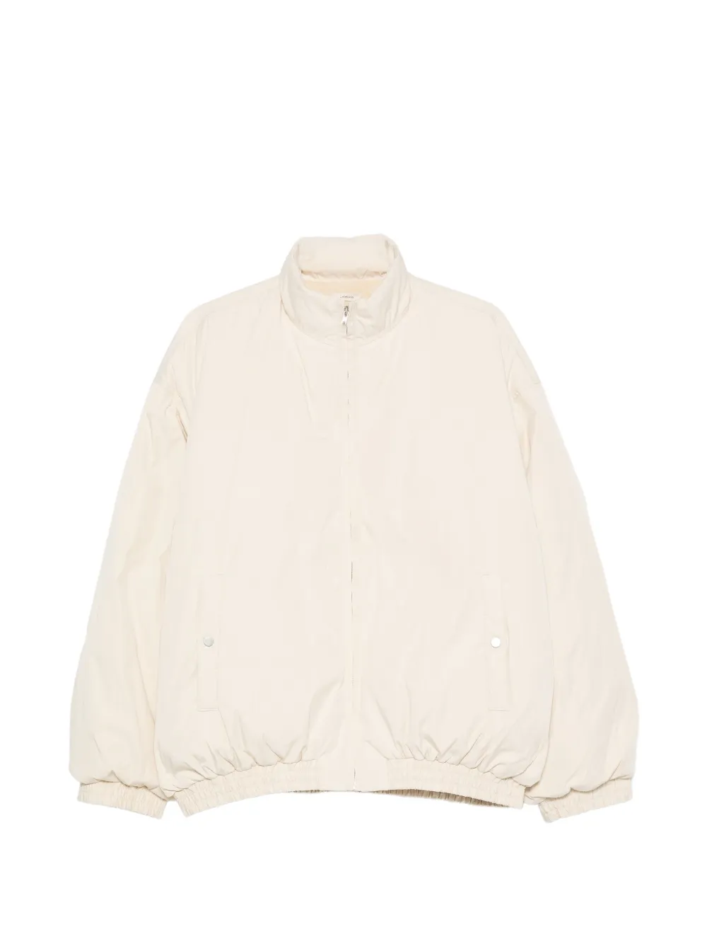 LAMRONS zip-up high-neck jacket - Nude