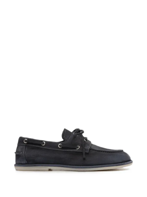 Officine Creative Love 101 Boat Shoes in Blue