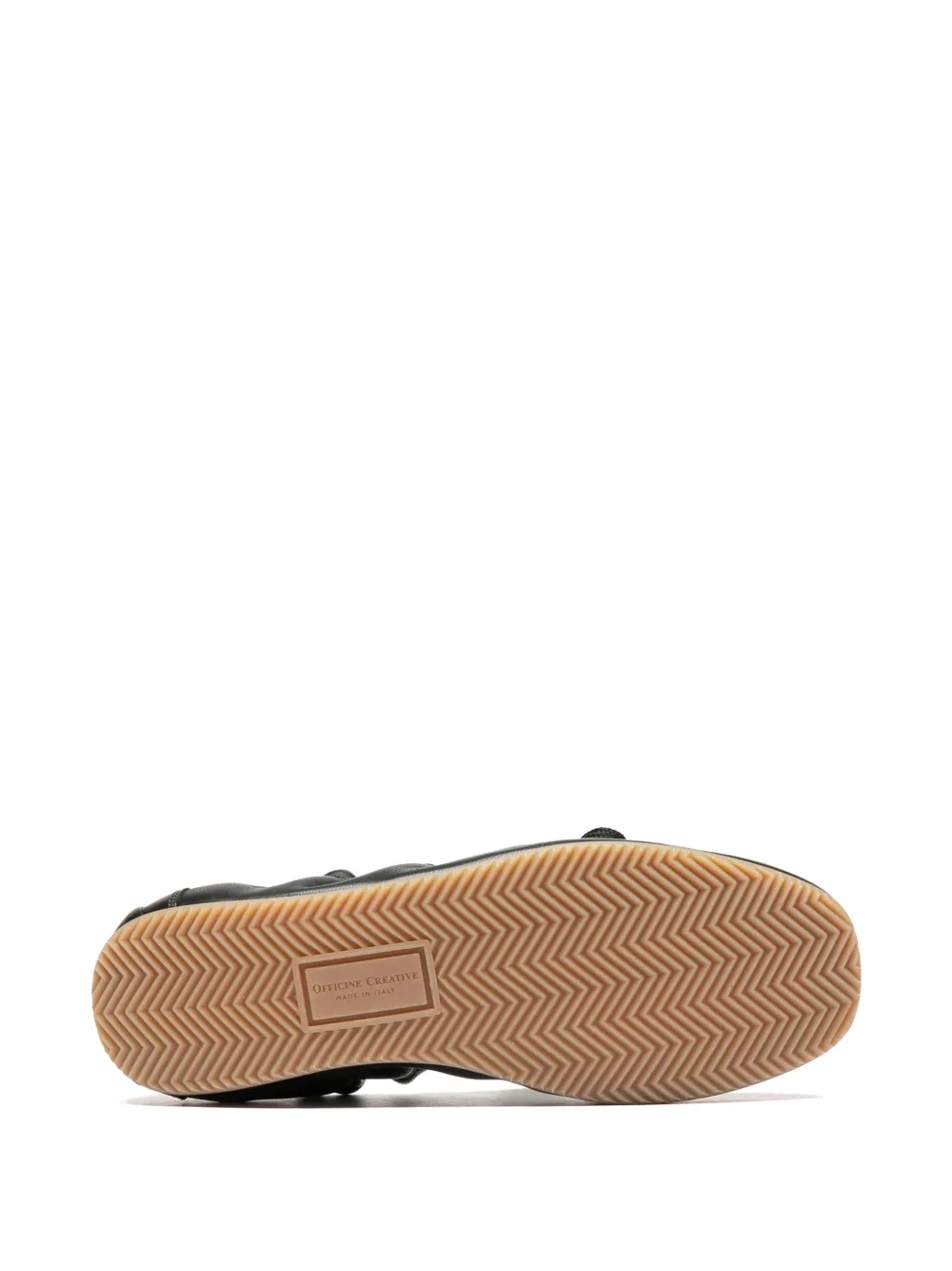 Officine Creative Ballet 101 Lace-up Leather Low-top Sneakers in Black, view 5