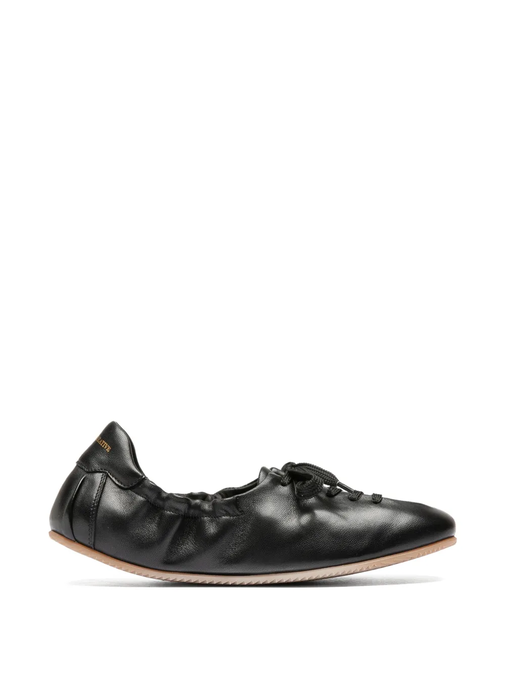 Officine Creative Ballet 101 lace-up leather low-top sneakers - Schwarz
