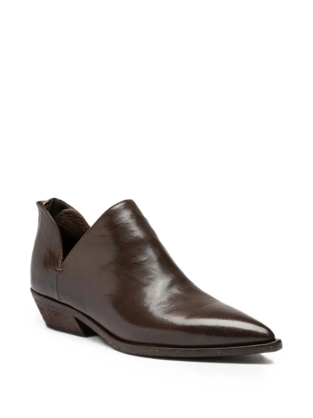 Officine Creative Noelie DD 106 leather ankle boots Bruin