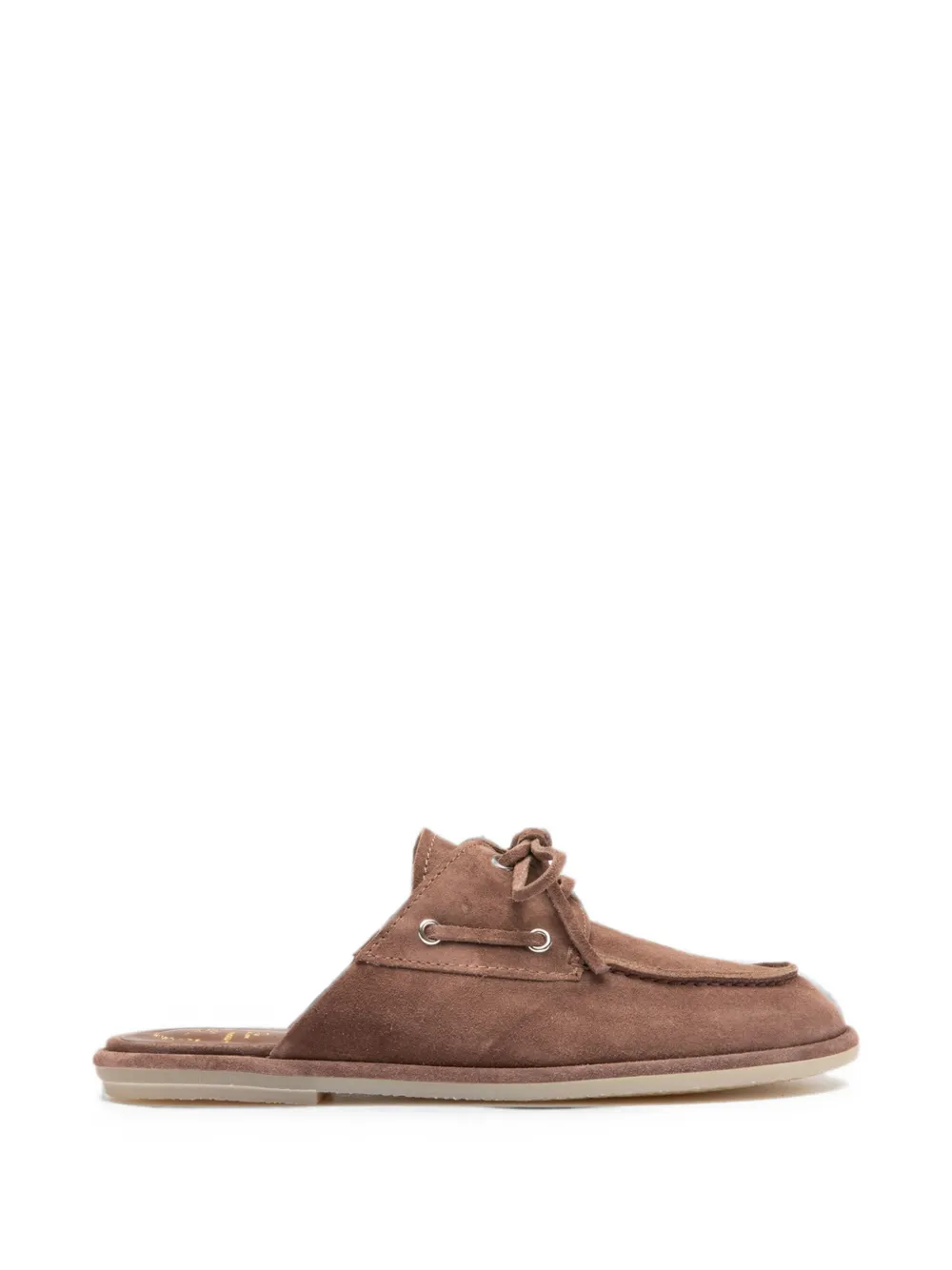 Officine Creative Love lace-up suede mules