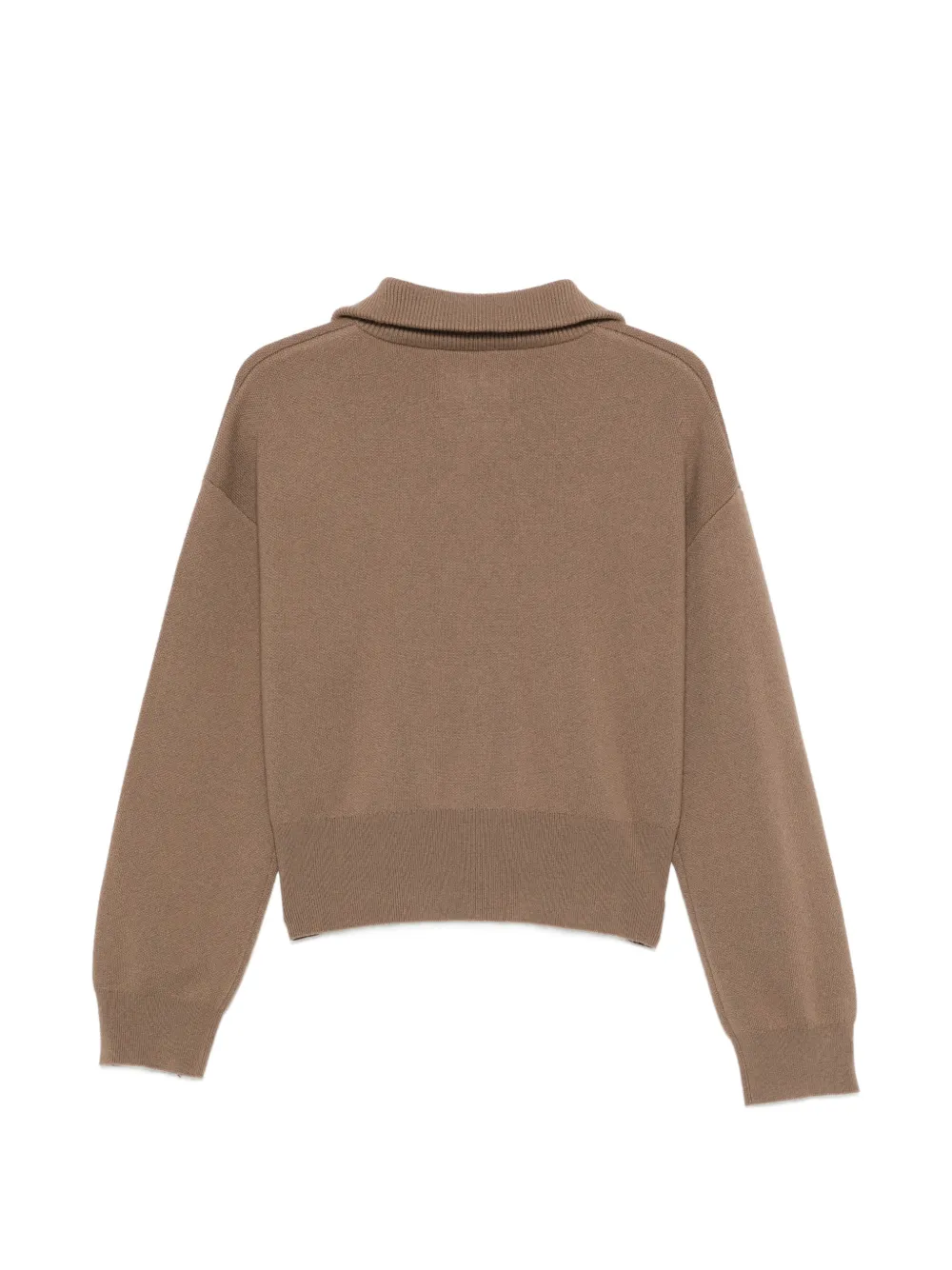 extreme cashmere Xtra Cute vest met rits Bruin