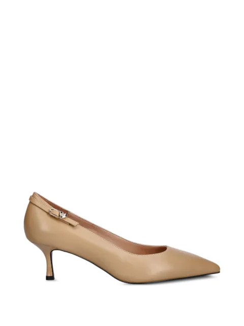 Love Moschino heart-buckle pointed-toe pumps