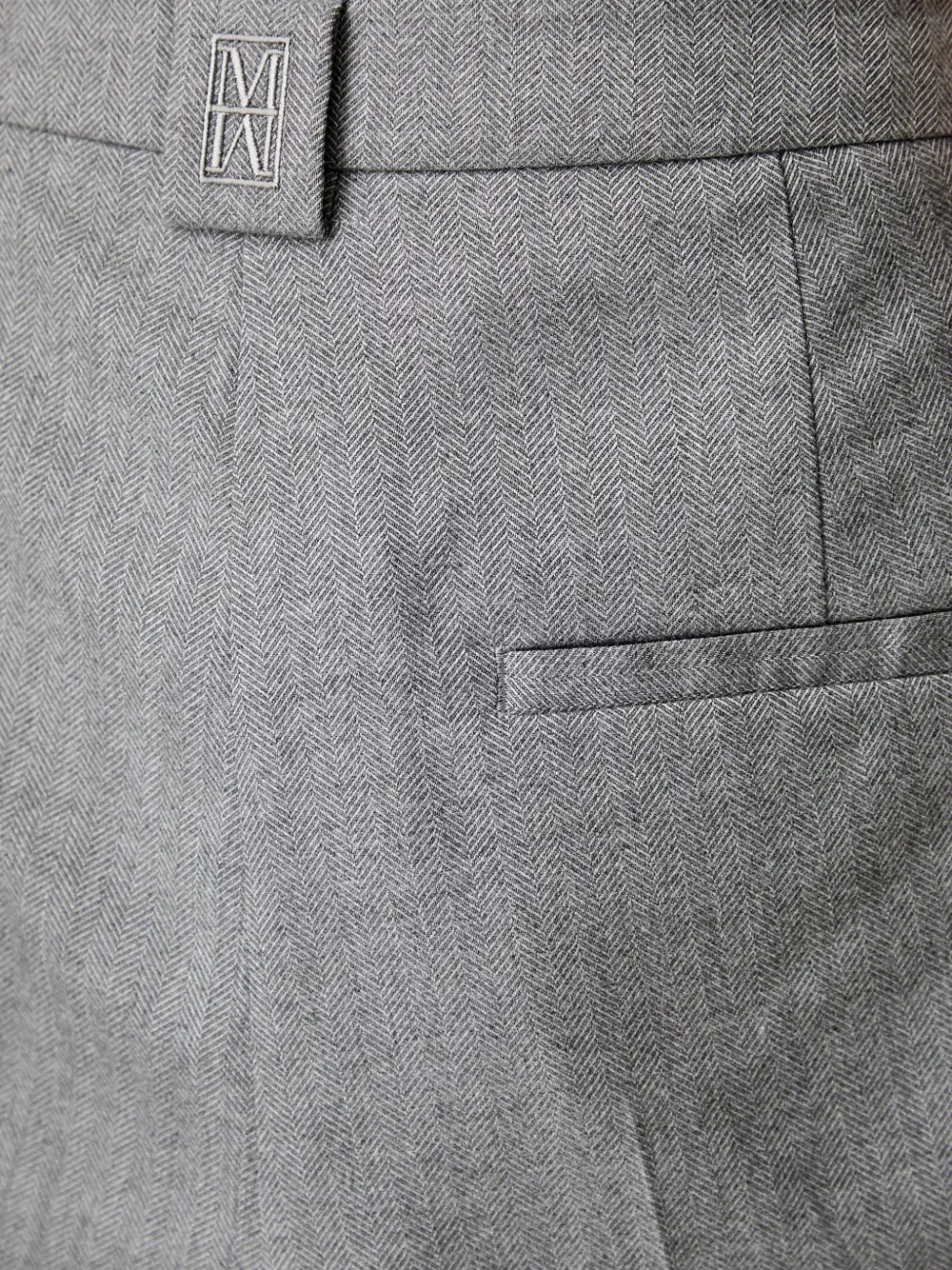 Marc O'Polo Geplooide broek Grijs