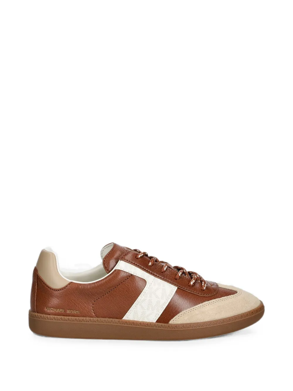 Michael Michael Kors Sneakers Jovie in pelle con logo - Marrone