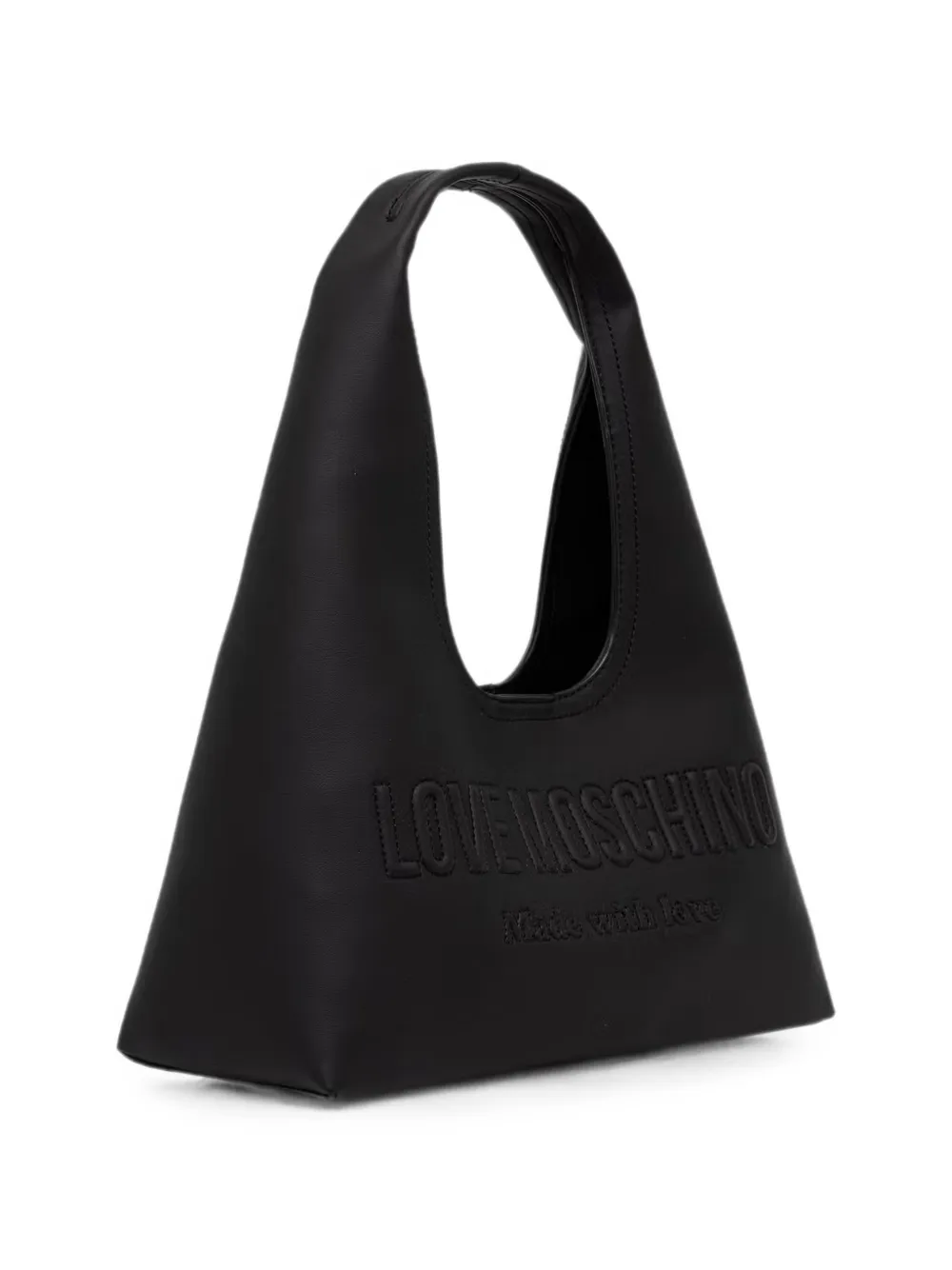 Love Moschino Shopper met geborduurd logo Zwart