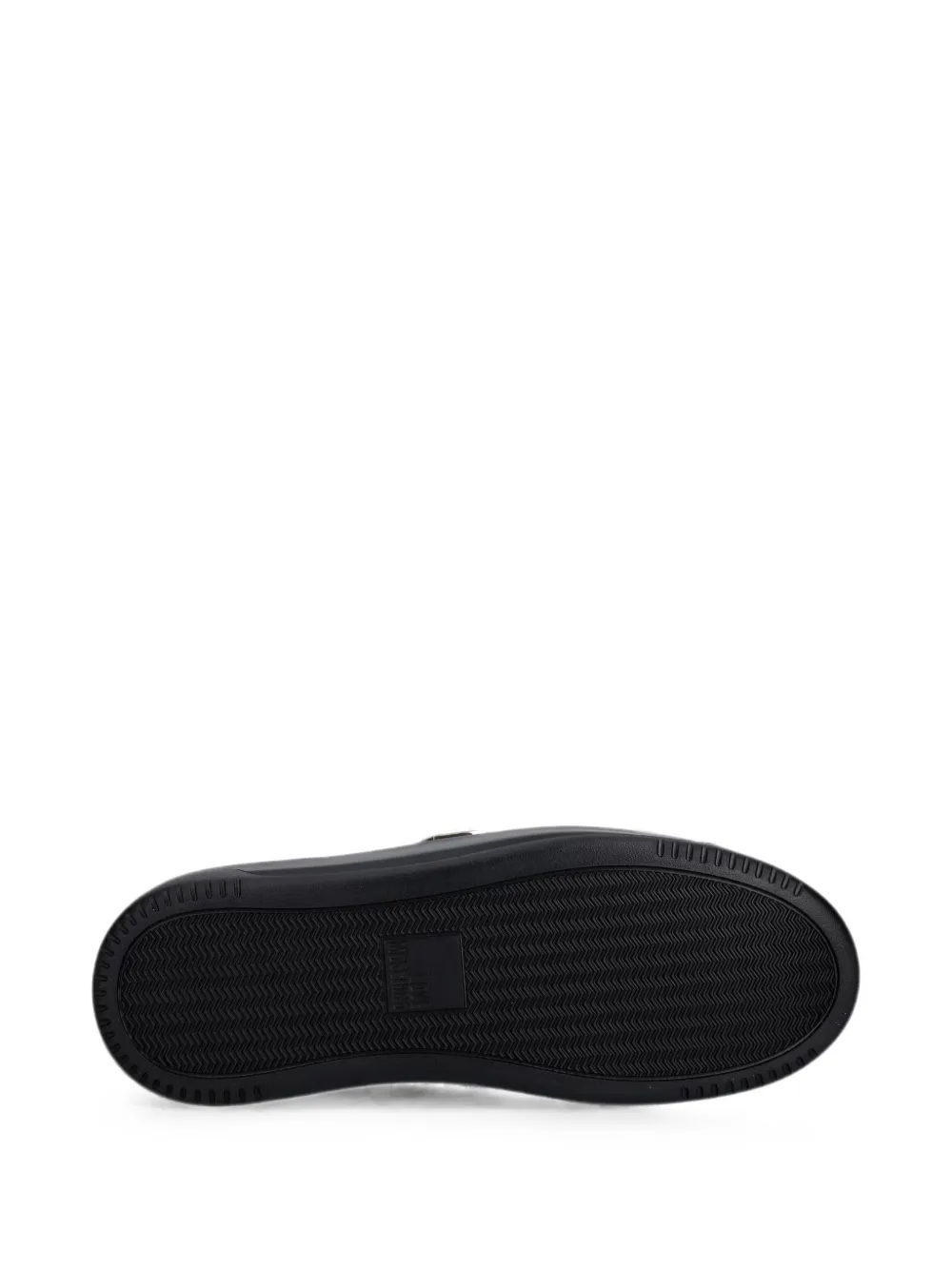 Love Moschino heart-motif logo-plaque sneakers Zwart