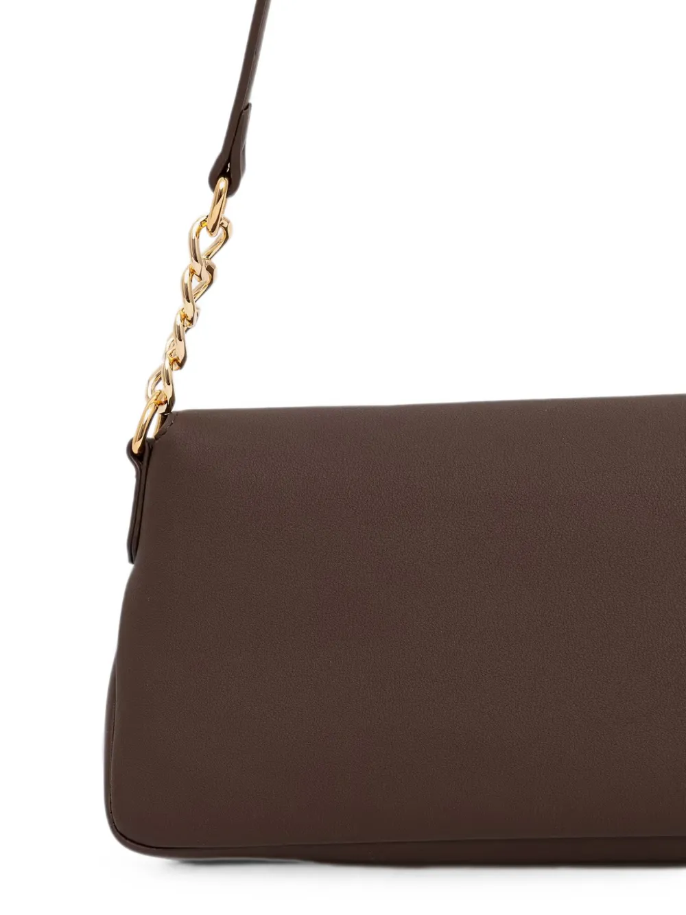 Love Moschino Schoudertas met logoplakkaat Bruin