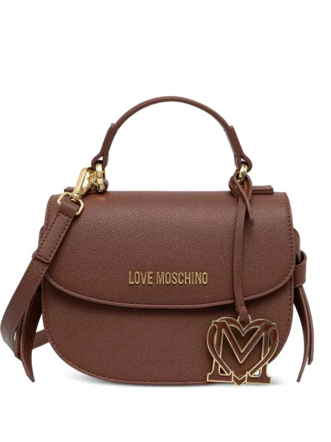 Love Moschino logo-plaque heart-charm tote bag