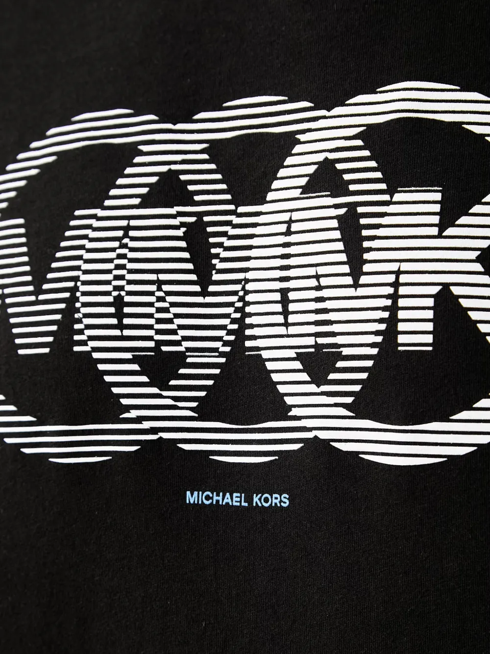 Michael Kors T-shirt met logoprint met ronde hals Zwart