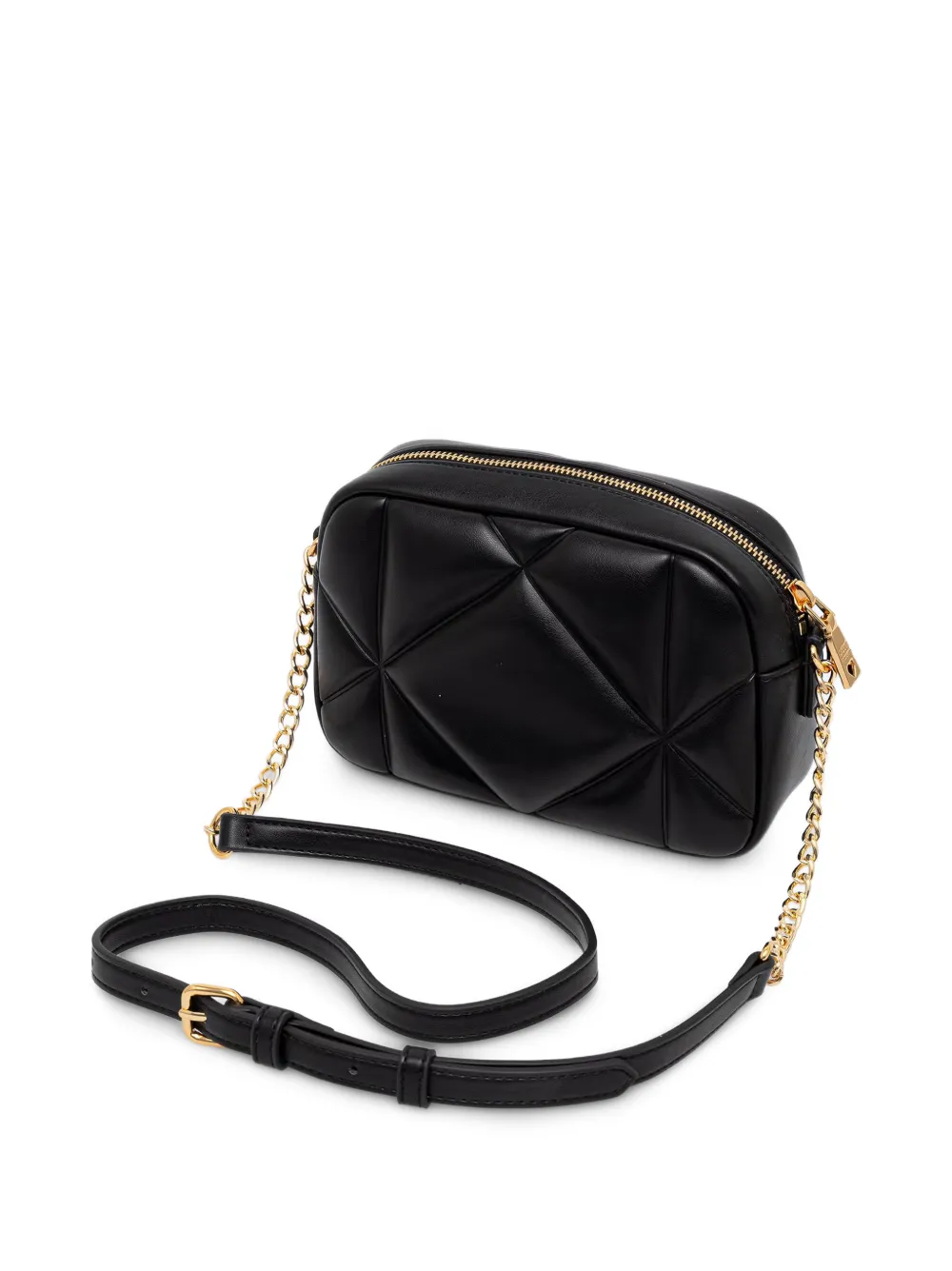Love Moschino Schoudertas met logoplakkaat Zwart