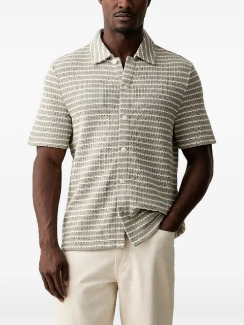 Michael Kors horizontal-stripe short-sleeve shirt