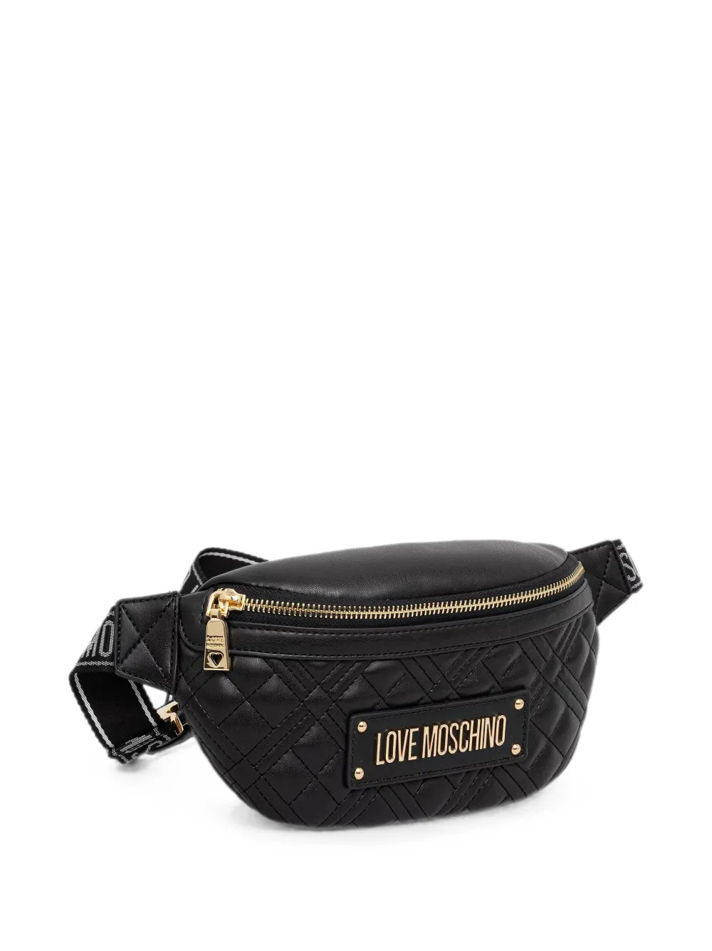 Love Moschino Heuptas met logoplakkaat Zwart