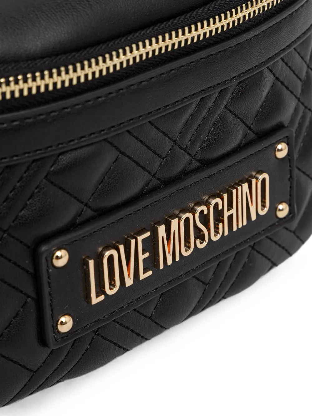Love Moschino Heuptas met logoplakkaat Zwart