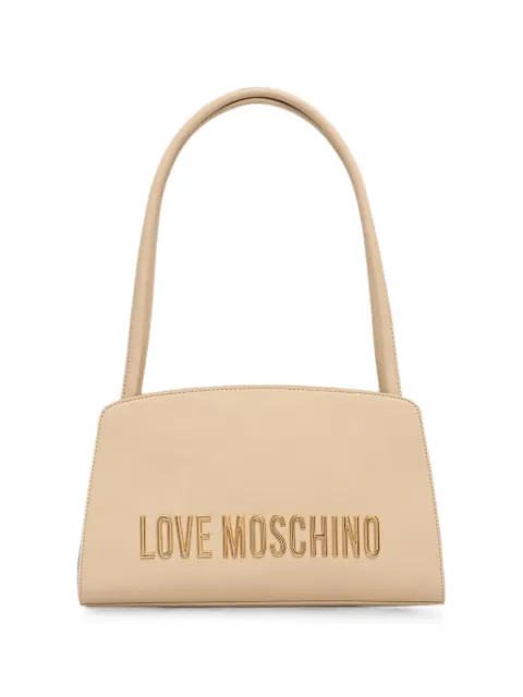 Love Moschino logo-plaque tote bag