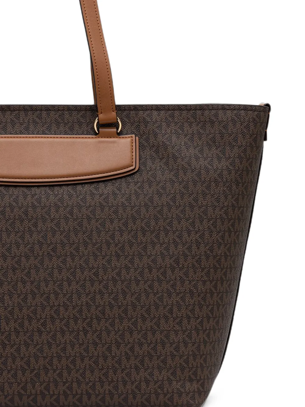 Michael Kors Jet Set Travel extra grote kenmerkende shopper met logo Bruin