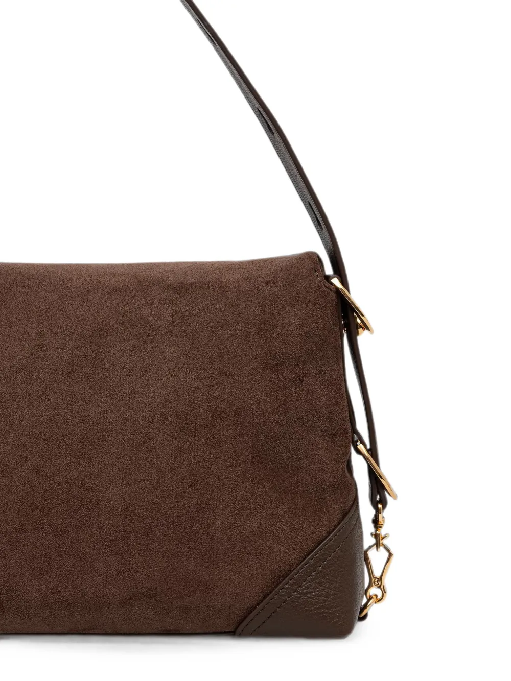 Love Moschino Shopper met logoplakkaat Bruin