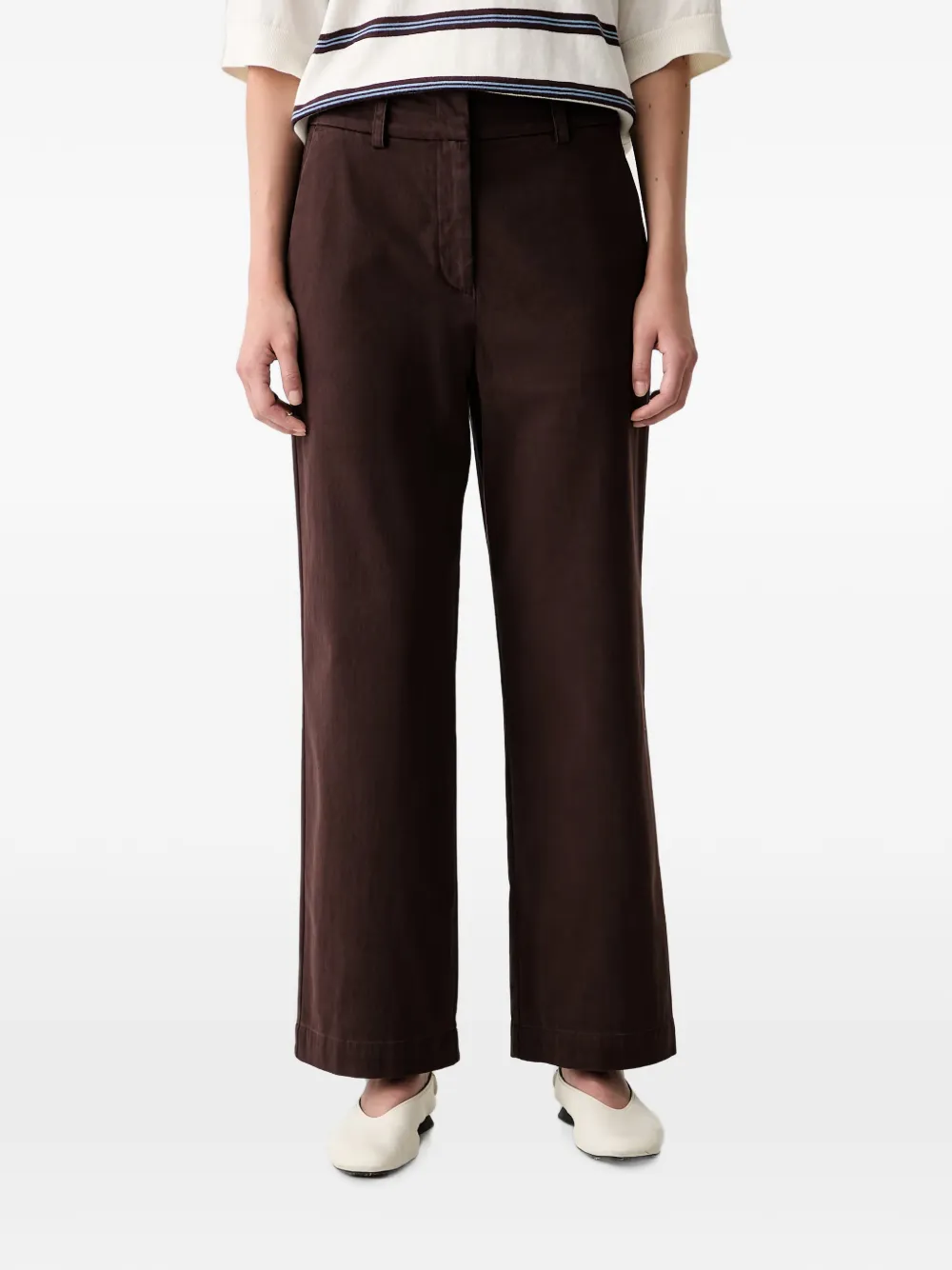 Marc O'Polo straight-leg trousers - Braun