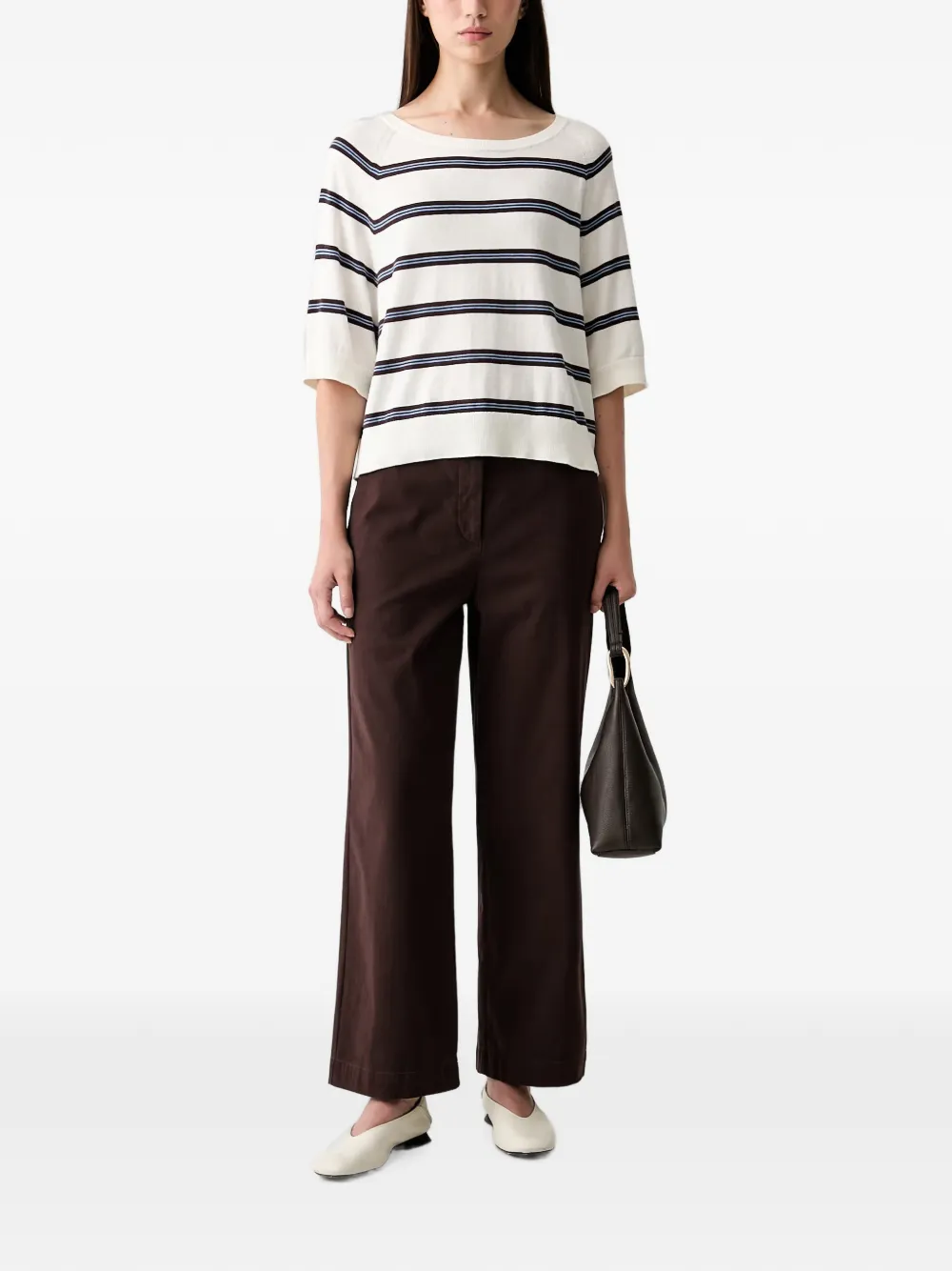 Marc O'Polo Straight broek Bruin