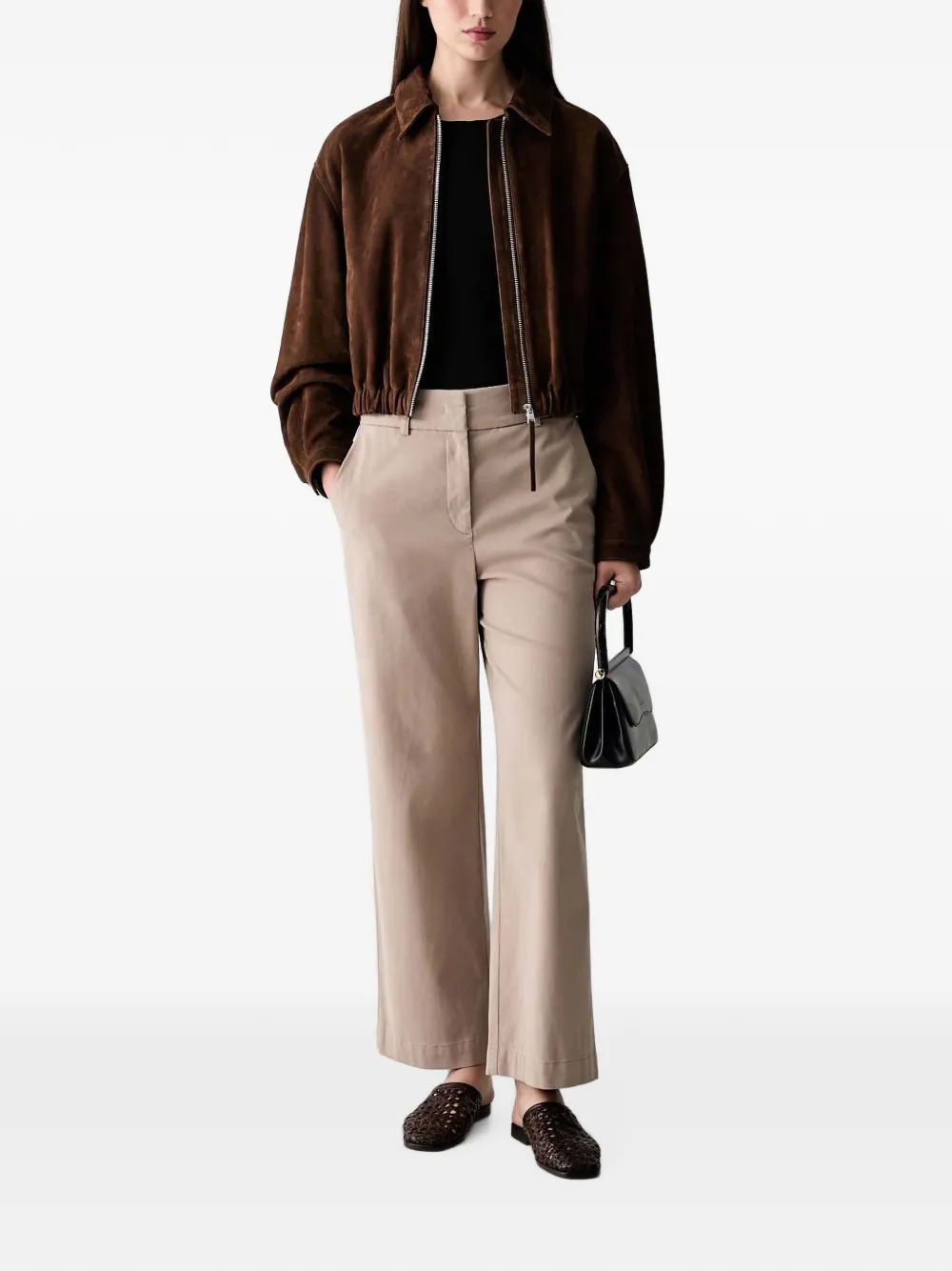 Marc O'Polo Straight broek Beige