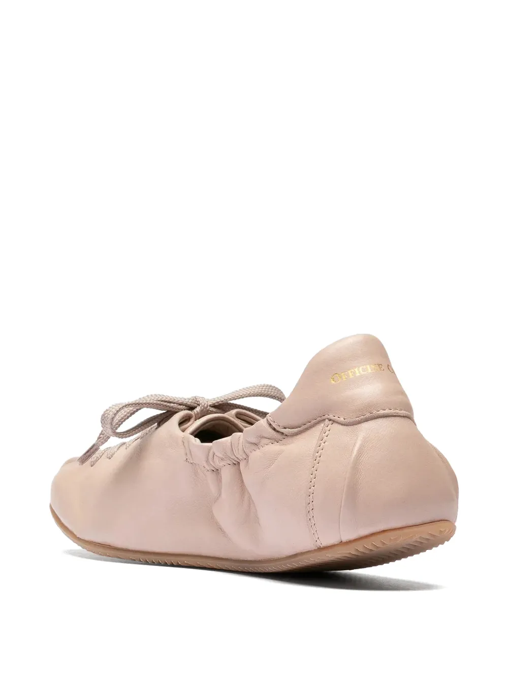 Officine Creative Ballet 101 Lace-up Leather Low-top Sneakers in Neutrals, view 3