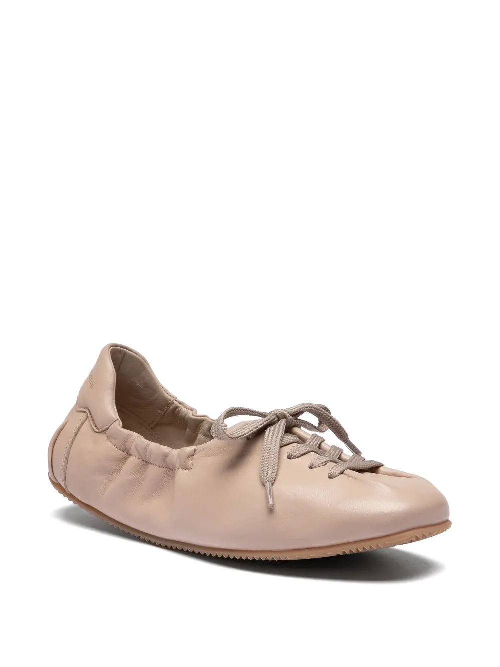 Officine Creative Ballet 101 Lace-up Leather Low-top Sneakers in Neutrals, view 2