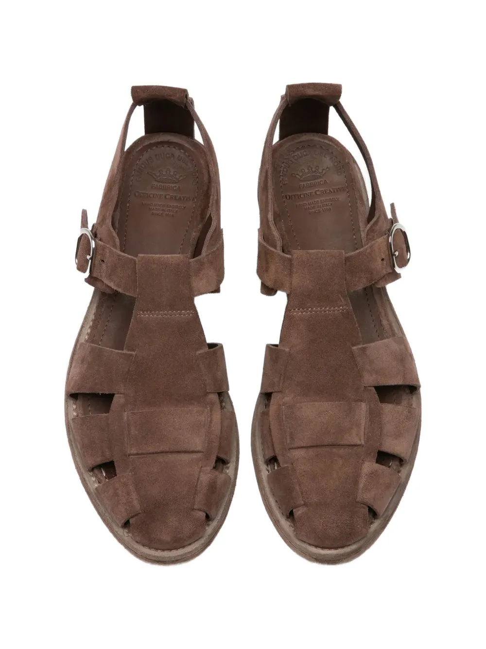 Officine Creative Lexikon gekooide sandalen Bruin