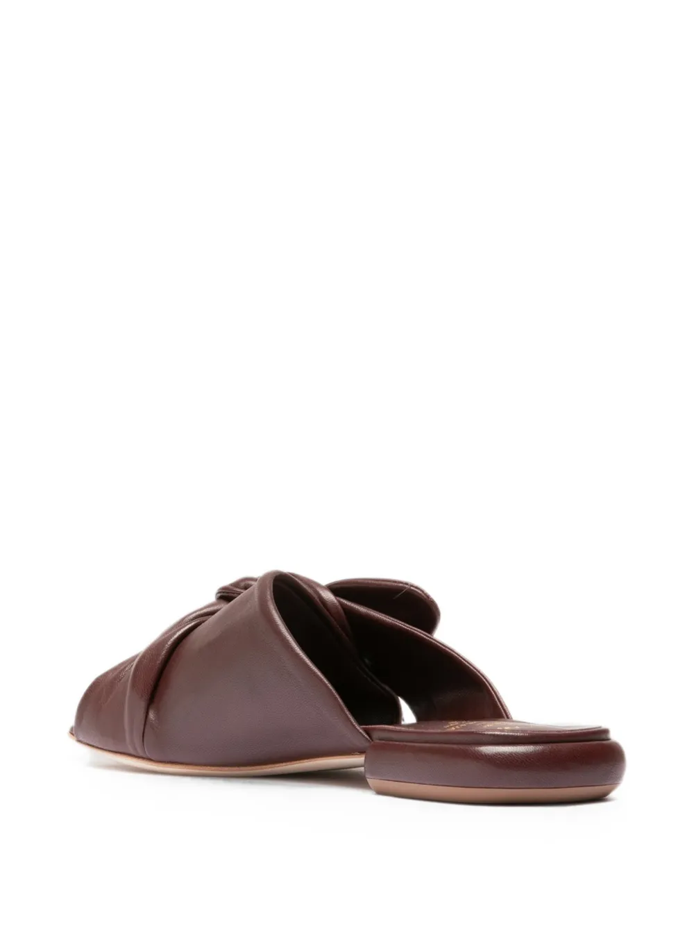 Officine Creative Suki 007 Knotted Leather Sandals in Red, view 4