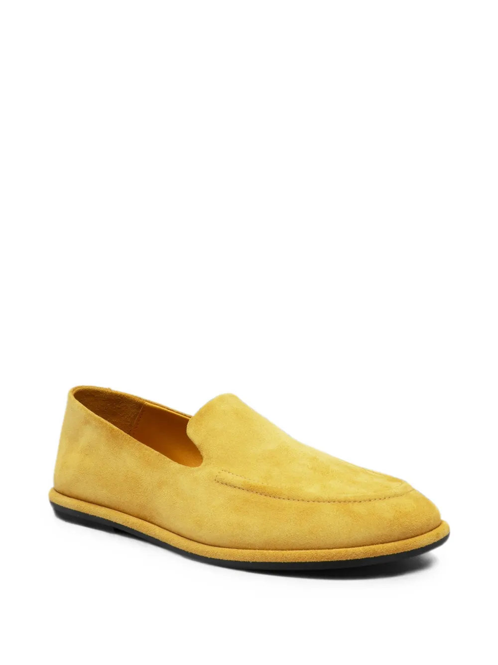 Officine Creative Mienne 101 Leather Loafers in Yellow, view 2