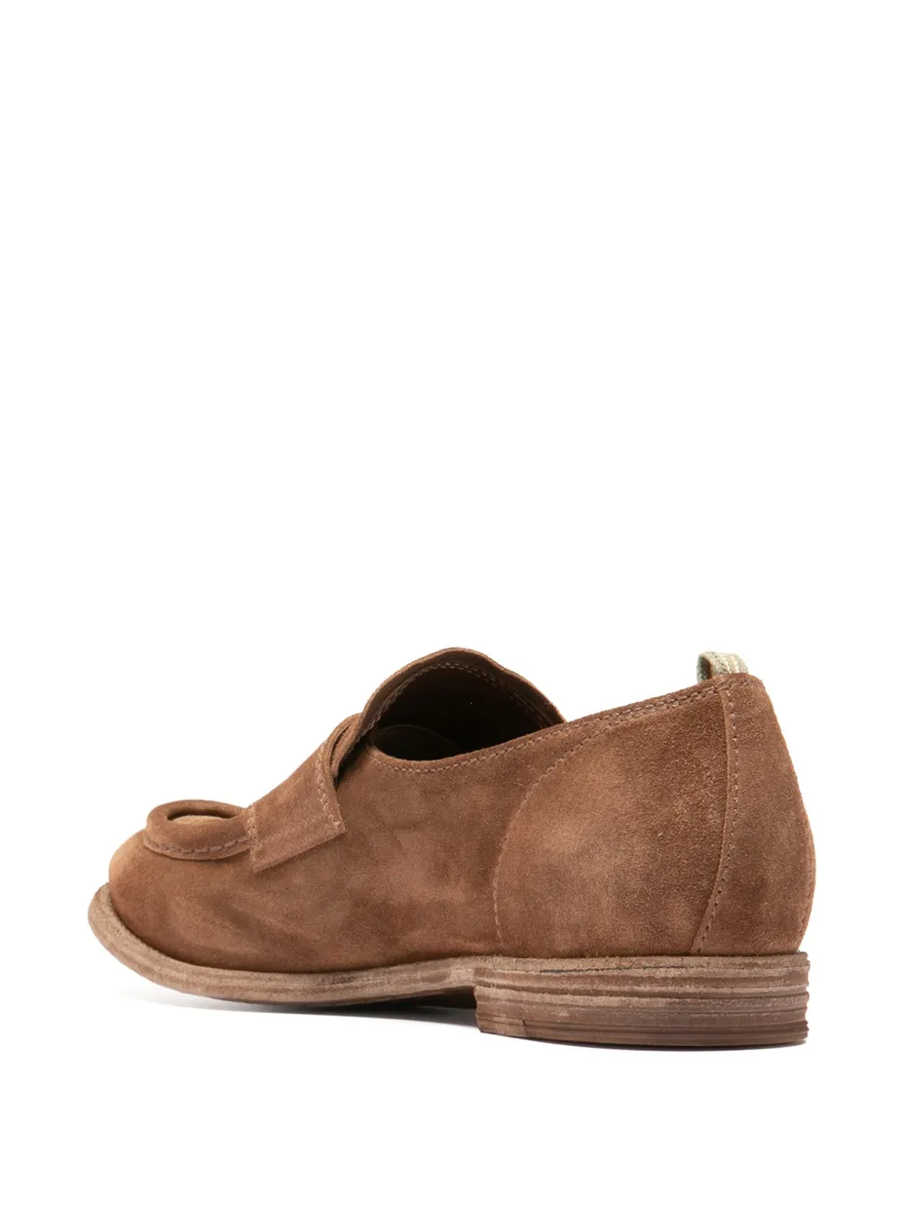 Officine Creative Kalliopi 002 suède loafers Bruin