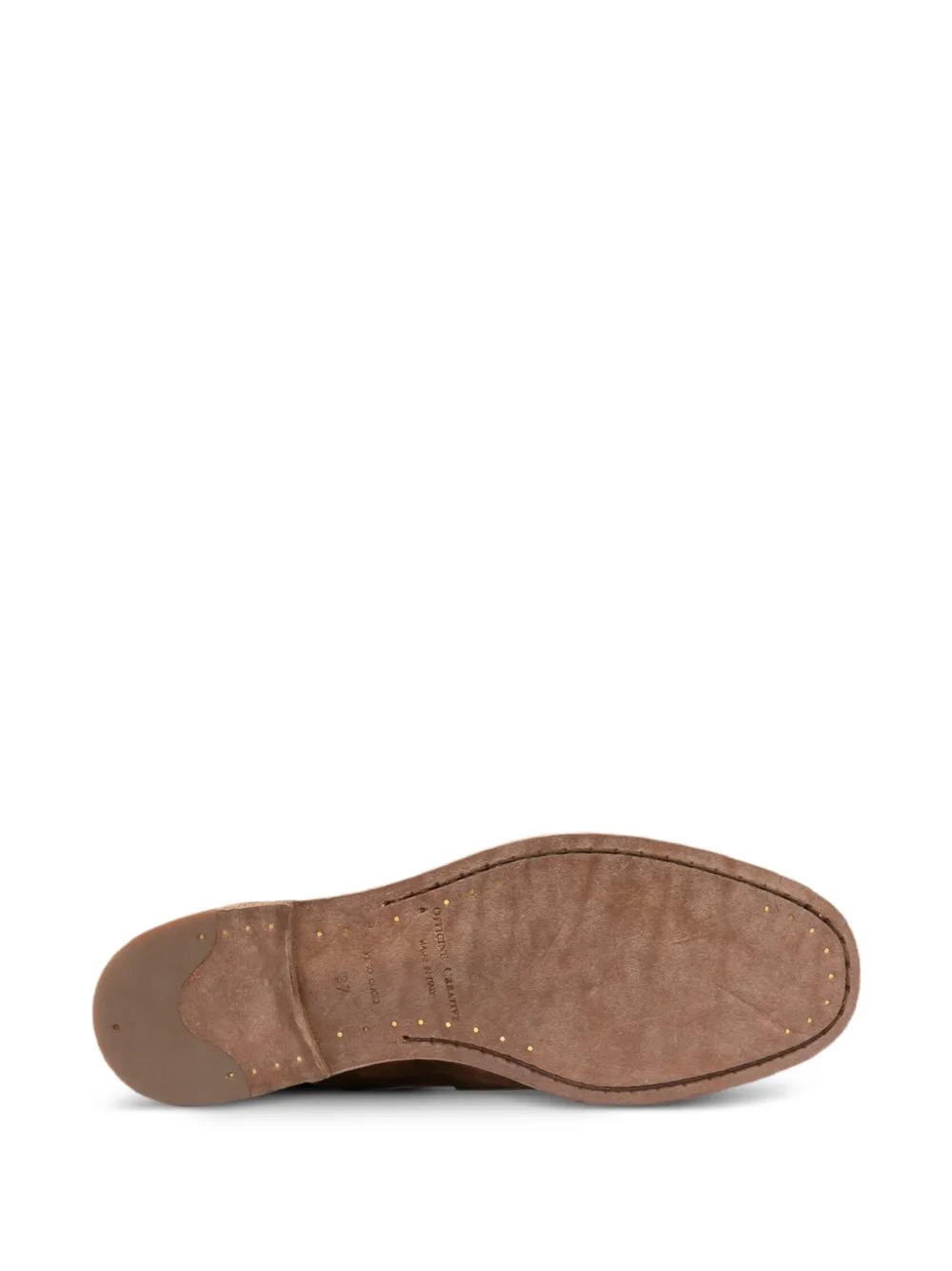 Officine Creative Kalliopi 002 suède loafers Bruin