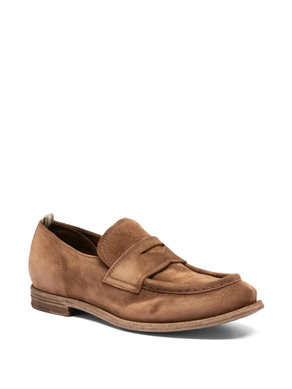 Officine Creative Kalliopi 002 suède loafers Bruin