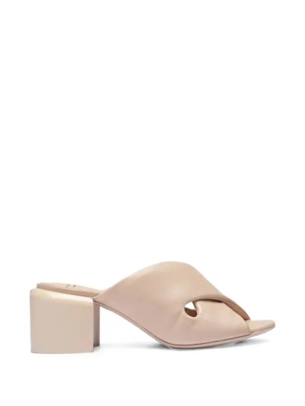 Officine Creative Ethel Crossover Sandals in Neutrals