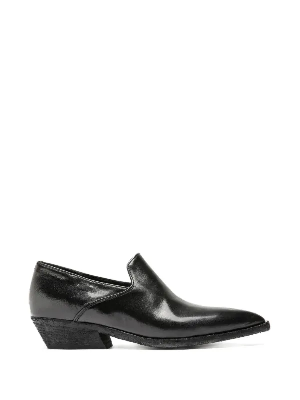 Officine Creative Noelie DD 111 Pointed-toe Loafers in Black