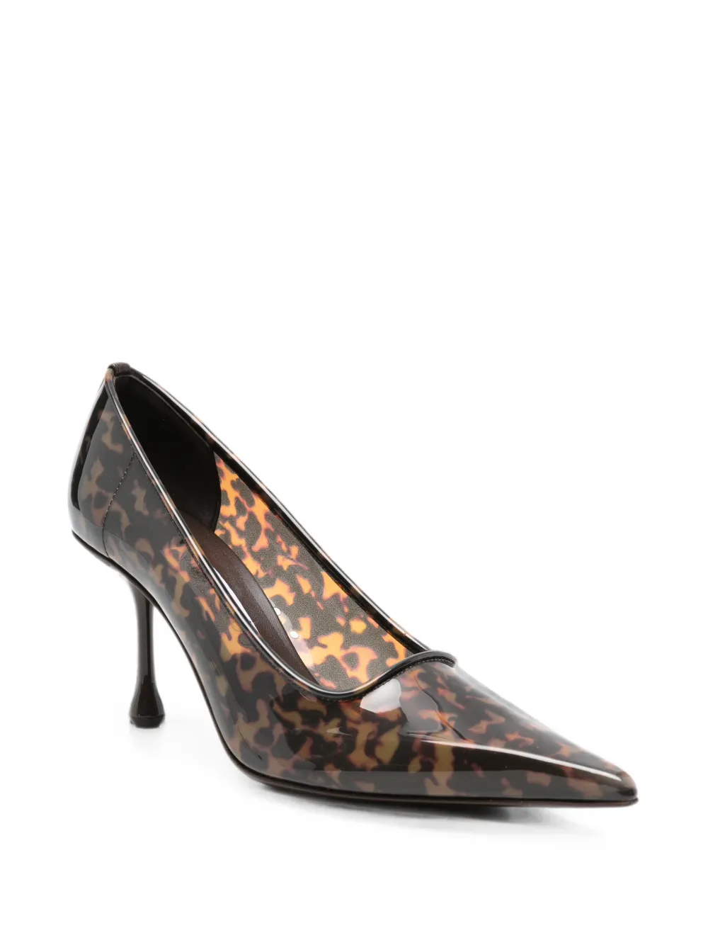 Jimmy Choo Ixia tortoise-pattern pumps Bruin