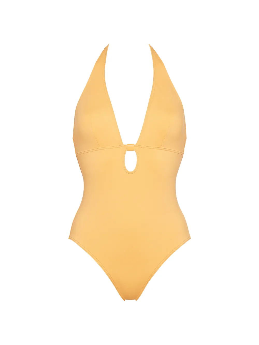 ERES Harmony Neckholder-Badeanzug mit Cut-Out - Orange