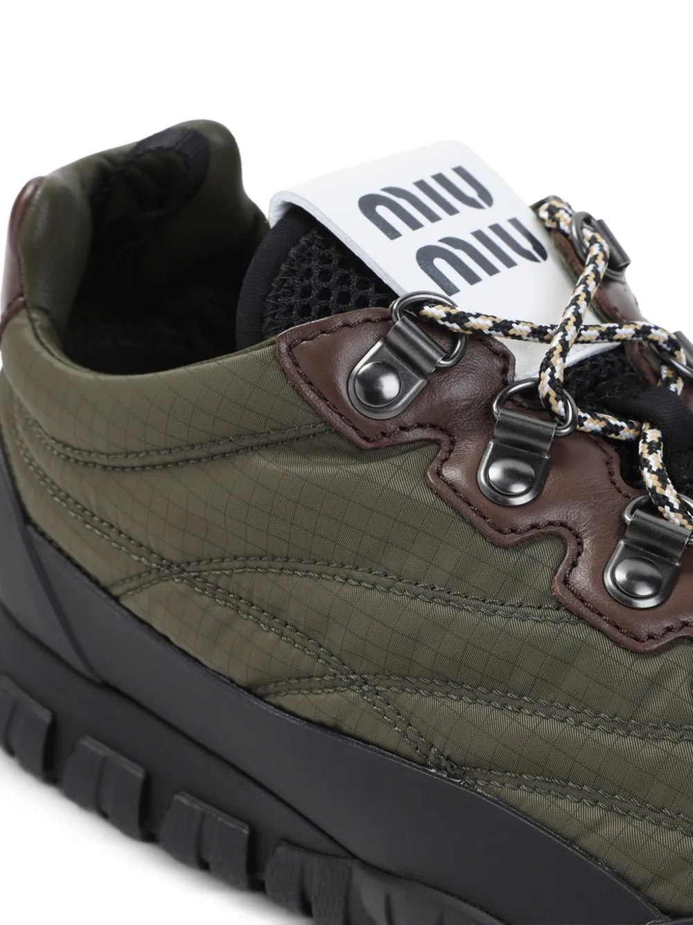 Miu Ripstop sneakers Groen
