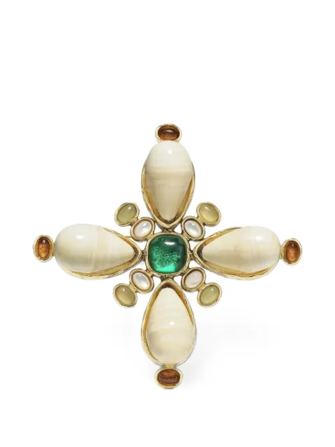 Goossens broche Lagune con apliques