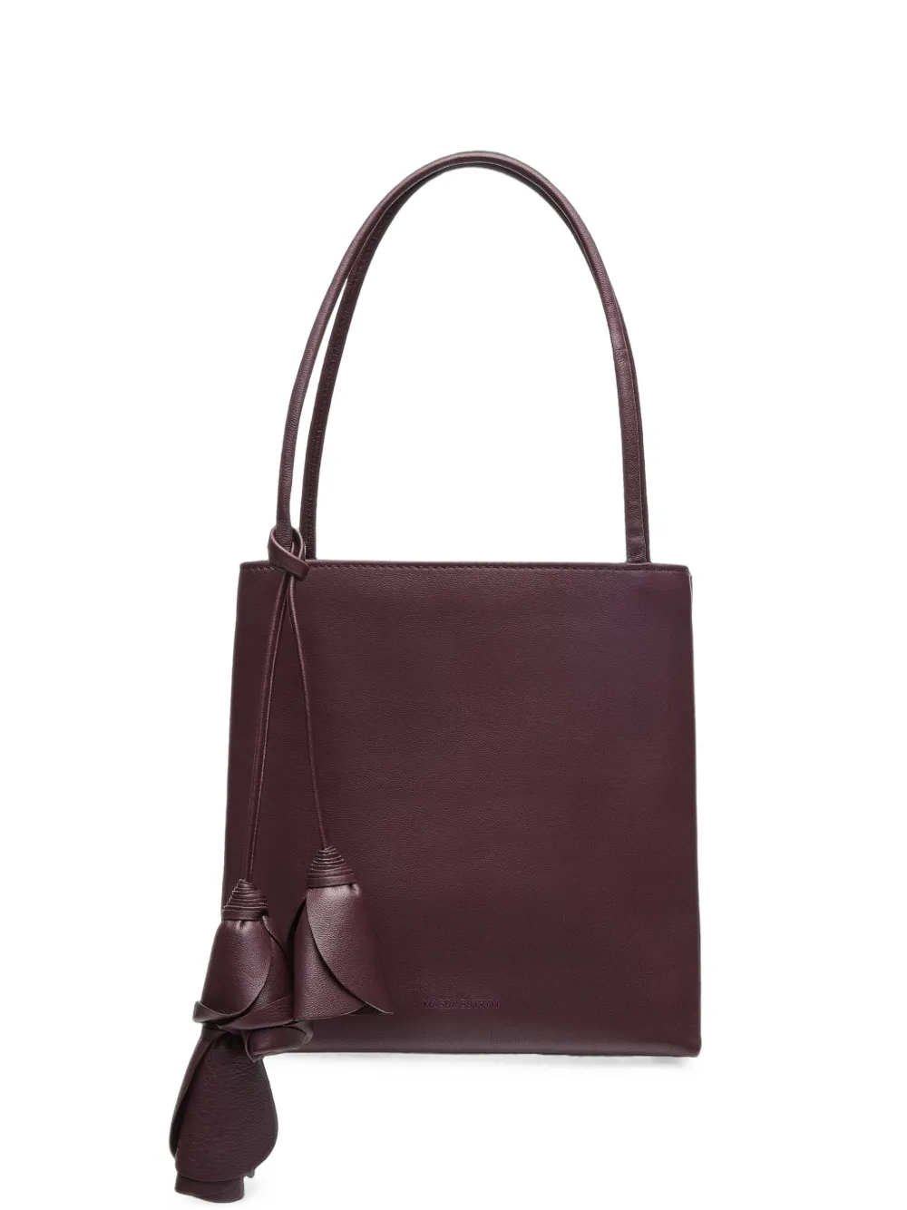 Magda Butrym Julia leather shoulder bag - Rosso