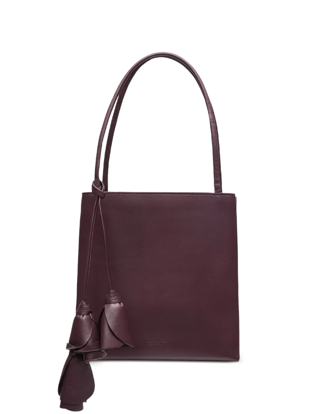 Magda Butrym Julia leather shoulder bag - Rosso
