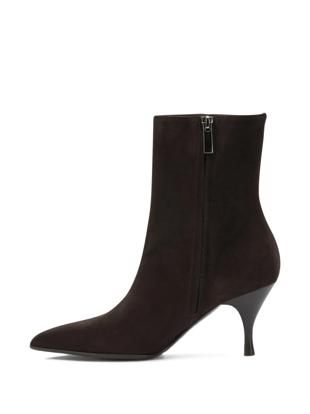 Sergio Levantesi Jodi pointed-toe suede ankle boots Bruin