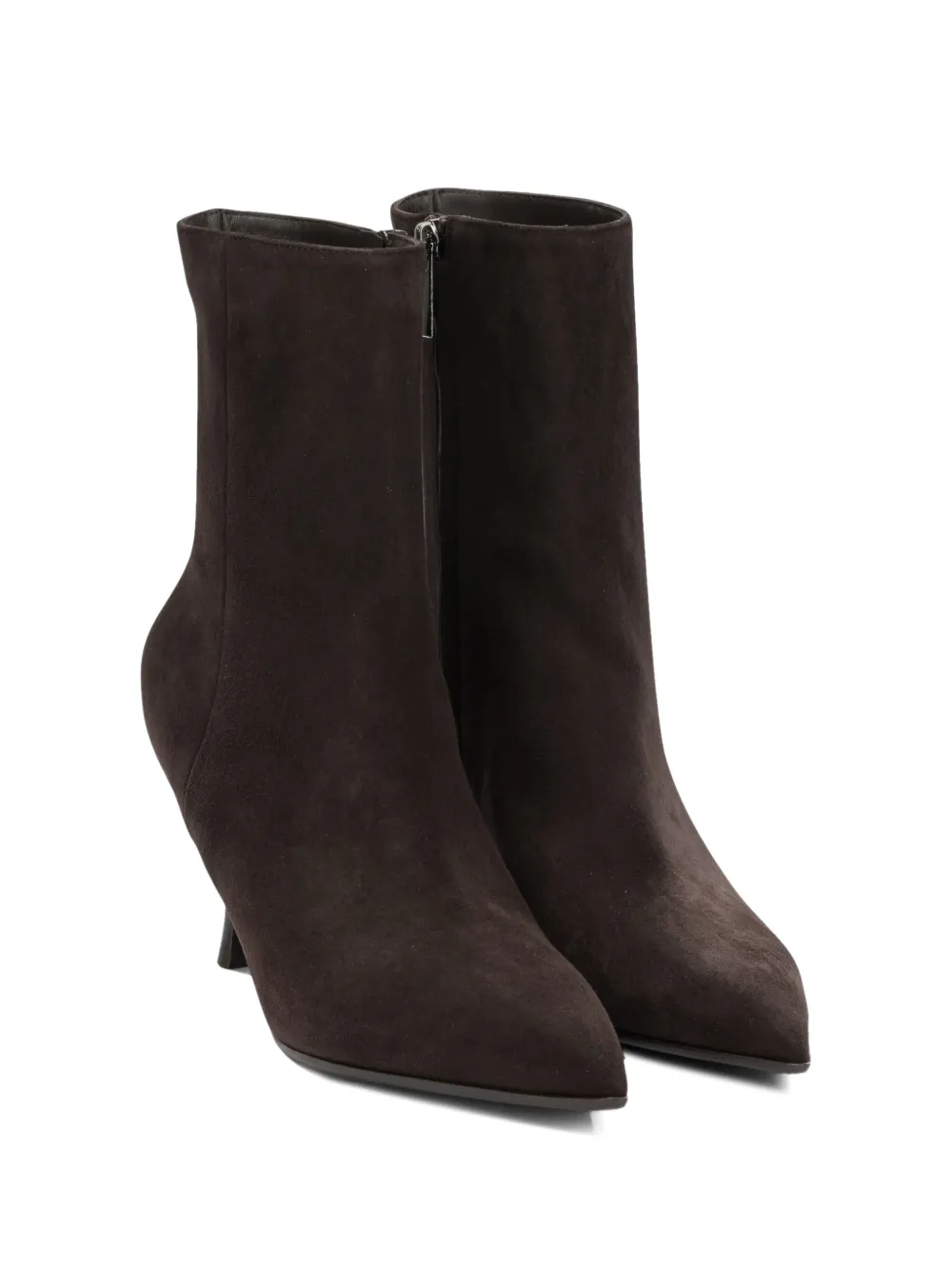 Sergio Levantesi Jodi pointed-toe suede ankle boots Bruin