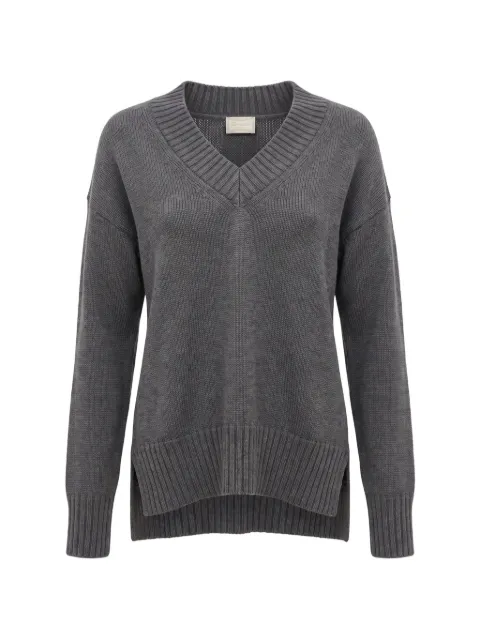 Drumohr jersey con cuello en V